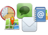 Appels, SMS, Chat contacts et numéros d'appels sauvegardés